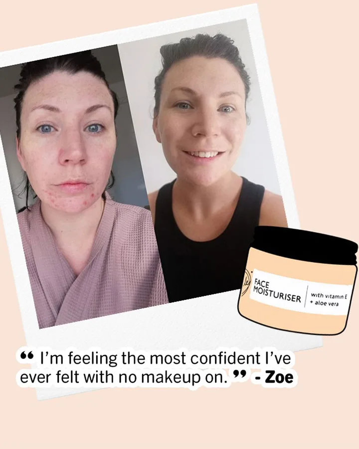 FACE MOISTURIZER with Vitamin E - 60mL - Image 2