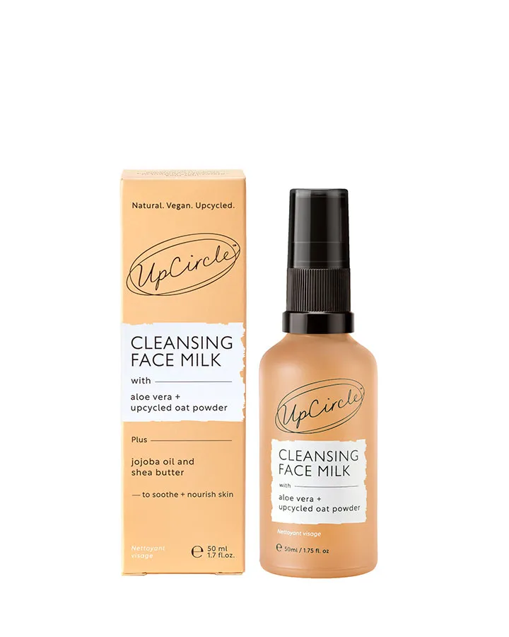 CLEANSING FACE MILK with Oat Powder + Aloe Vera - 50mL