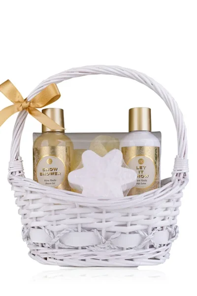 WINTER MAGIC Bath Set in gift basket