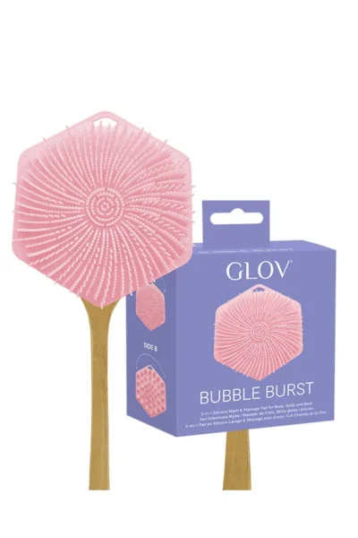 BUBBLE BURST 3-in-1 Silicone Wash & Massage Pad for Body, Scalp and Back