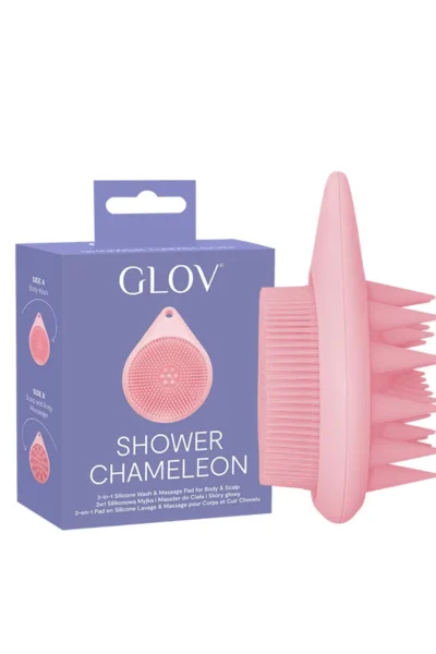 SHOWER CHAMELEON - 3-in-1 Silicone Wash & Massage Pad for Body & Scalp