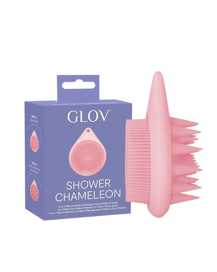 SHOWER CHAMELEON - 3-in-1 Silicone Wash & Massage Pad for Body & Scalp