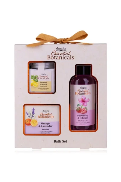 Bath set ESSENTIAL BOTANICALS in gift box