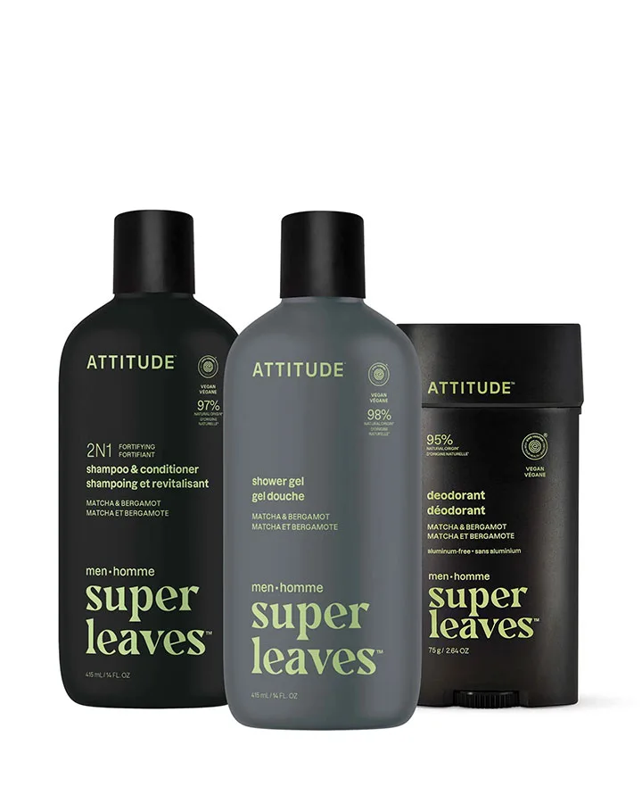 MEN Hair & Body Care Kit - Matcha & Bergamot