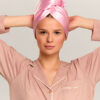 GLOV Two-Sided Satin Hair Towel Wrap